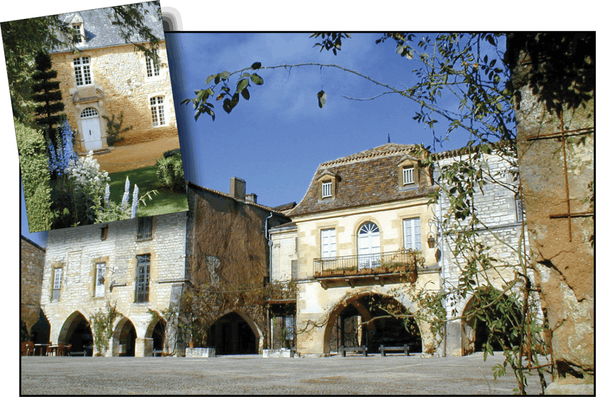 Many feature films have been made in the picture-perfect town of Monpazier France