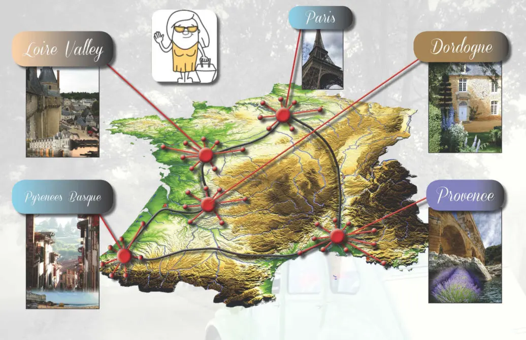 The proprietors of French Cottages are David Hitchins and Bryan Stark, based in Melbourne, Australia