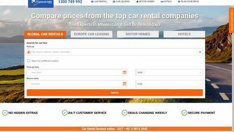 Hire and Lease Vehicles website based in Sydney Australia