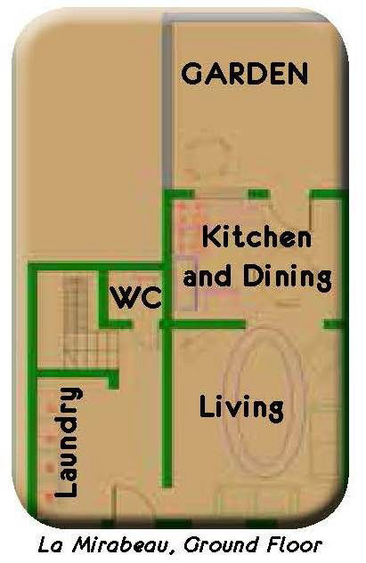 Loire Valley Villa La Mirabeau Ground Floor Plan