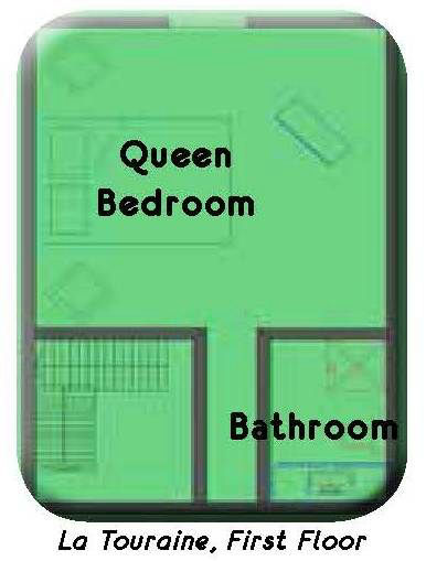 Loire Valley Cottage La Touraine Bedroom Level