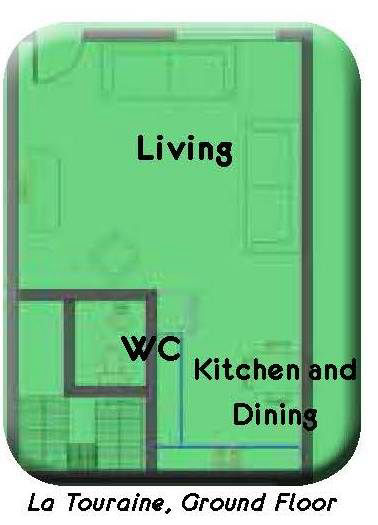 Loire Valley Cottage La Touraine Living Level