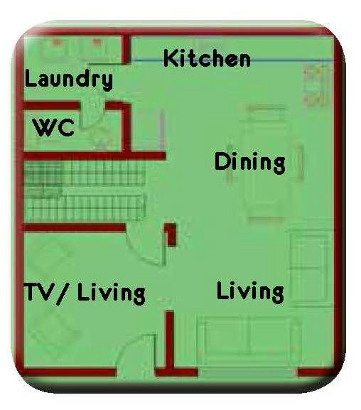 Dordogne Cottage Le Séjour Ground Floor Plan